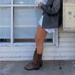 Frye Vintage 12R Harness Motorcycle Riding Boot 77300-3 Boot USA 10M